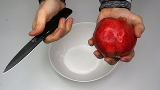 How To Peel a Pomegranate The Fast Way [upl. by Kenweigh]