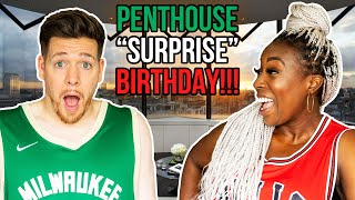 MY WIFE THREW ME A SURPRISE BIRTHDAY PARTY IN A PENTHOUSE  BEST BIRTHDAY EVER 😍 [upl. by Atteynad]