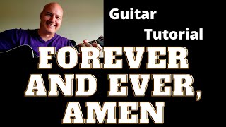 How to Play Forever And Ever Amen by Randy Travis Guitar Tutorial [upl. by Katerina]