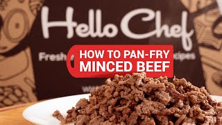 How to PanFry Minced Beef  60 Second Cooking Tips with Olivia [upl. by Yraunaj]