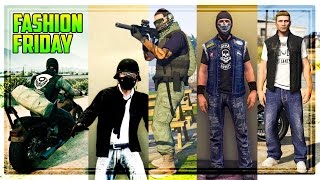 GTA 5 Online FASHION FRIDAY The Best Biker DLC Outfits 30 Outfits [upl. by Irahc]