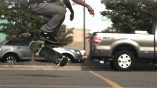 Skateology laser flip 1000 fps slow motion [upl. by Kirven]