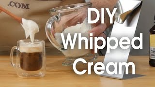 DIY whipped cream in 60 seconds [upl. by Gosser]