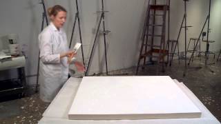 Canvas Priming Lesson [upl. by Geaghan]