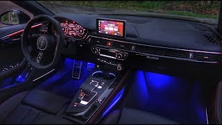 Audi A4 Prestige Interior LED Lighting Overview [upl. by Mora307]