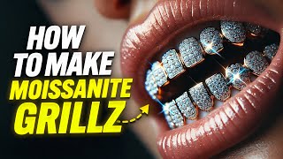 How to Make Moissanite Grillz [upl. by Bronny]