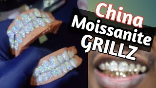 China Moissanite Grillz [upl. by Eiruam]