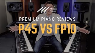 🎹Yamaha P45 vs Roland FP10 Digital Piano Review Comparison amp Demo🎹 [upl. by Hayifas482]