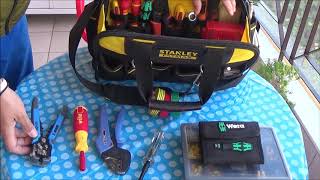 STANLEY FMST1 73607 FATMAX DUAL ACCES BAG FULL OF TOOLS [upl. by Asilanom91]