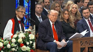 Trump Demands Apology From Bishop Who Prayed for Mercy [upl. by Gala]