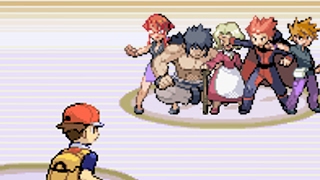 All Elite Four Battles Pokemon LeafGreen [upl. by Nawotna]