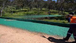 Hydromulching and Seeding A Lawn [upl. by Gaves562]