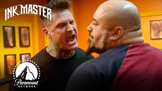 EXPLOSIVE Artist vs Canvas Fights 💥 Ink Master Redemption [upl. by Bury]