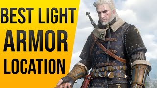 Witcher 3 BEST Light Armor Location for CRIT Build  Cat School Gear Location [upl. by Ritter]