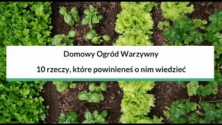 Przydomowy ogród Warzywny  10 rzeczy które powinieneś wiedzieć [upl. by Nnayrb292]