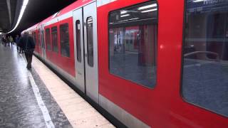 SBahn Hamburg  Züge der City SBahn im Tunnel 1080p [upl. by Dnivra]