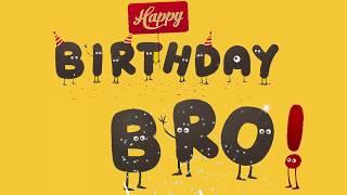 Best Birthday Wishes for Brother  Happy Birthday Bro [upl. by Ner]