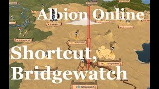 Albion Online  Caerleon to Bridgewatch fast almost safely [upl. by Hallagan316]