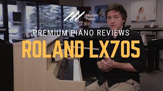 🎹Roland LX705 Digital Piano Review amp Demo  Luxury Digital Upright Piano LX Series🎹 [upl. by Skipper]