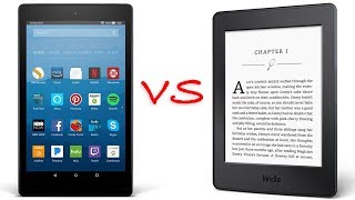 Kindle Fire vs Kindle Paperwhite [upl. by Eirena]