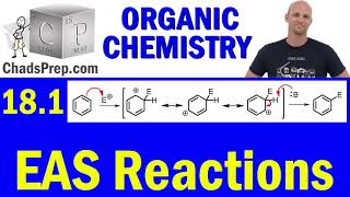 181 Electrophilic Aromatic Substitution  Organic Chemistry [upl. by Dloreg468]