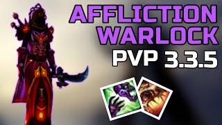 AFFLICTION WARLOCK PVP 335  BEGINNER GUIDE WARMANE WOTLK TalentsGearSpellsDuelsTips 2022 [upl. by Fita590]