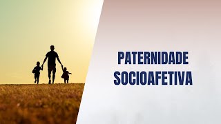 Paternidade socioafetiva [upl. by Tnarb]