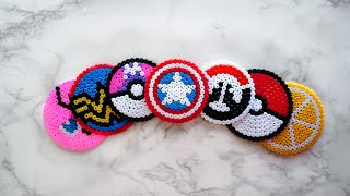 Making Coasters Using IKEA PYSSLA Fuse Beads [upl. by Cyndi85]