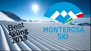 Best Skiing 2019 Monterosa Ski Italy [upl. by Hedaza]