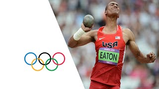 Athletics Mens Decathlon Day 1  Highlights  London 2012 Olympics [upl. by Akinnor]