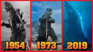 Evolution of Godzilla Roars 19542019 [upl. by Nemlaz790]