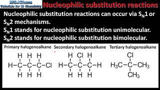 R342 Nucleophilic substitution reactions [upl. by Akehs]