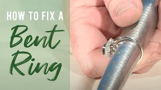 How to Fix a Bent Ring [upl. by Newol]