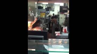 Women fights employee at Harlem McDonalds [upl. by Kippie]