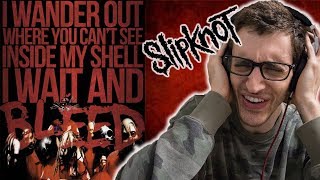 Slipknot  Wait And Bleed HIPHOP HEAD REACTION TO METAL [upl. by Lahcim]