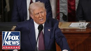 WATCH Trump makes joint address to Congress Democrats respond [upl. by Norabel]