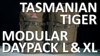 TASMANIAN TIGER MODULAR DAYPACK L amp XL [upl. by Grath848]