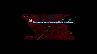 Oneshot combo metal bat mediumrsb thestrongestbattlegrounds metalbat metalbatcombo [upl. by Zebulen]