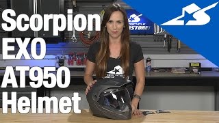 Scorpion EXO AT950 Modular Helmet Review  Motorcycle Superstore [upl. by Olds]