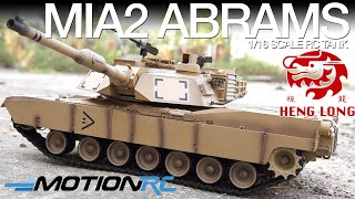 M1A2 Abrams  Heng Long TK60 RC Tank  Motion RC Overview [upl. by Carthy]