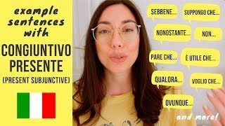 Learn How to Use Italian CONGIUNTIVO PRESENTE with sentences Italians use in everyday conversations [upl. by Wilona]