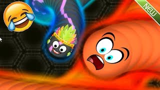 Wormateio Newest Update Two Teams Huge Trolling Giant Worms Wormateio Epic Gameplay [upl. by Leahcar]