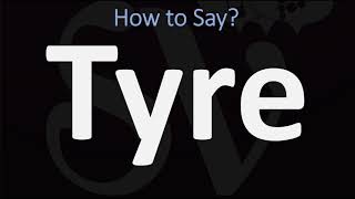 How to Pronounce Tyre BIBLE Lebanon [upl. by Ralina]