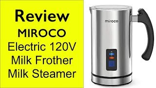 Review Miroco Milk Frother  How to make froth milk at home [upl. by Hayidan668]