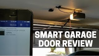 MyQ Chamberlain Smart Garage Door Setup amp Review  HomeKit [upl. by Aihsela]