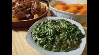 Delicious Creamed Spinach [upl. by Nievelt183]