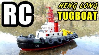 HENG LONG SeaPort RC TUGBOAT  Full Review Upgraded Version [upl. by Ezechiel613]