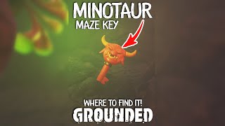 Finding the Minotaur Maze Key Grounded [upl. by Anders]