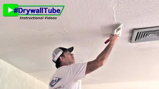 When To Skim Coat Over A Popcorn Ceiling [upl. by Elane]