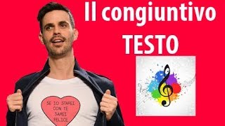 Lorenzo BaglioniIl congiuntivo testo in italiano SANREMO 2018 [upl. by Llednew]